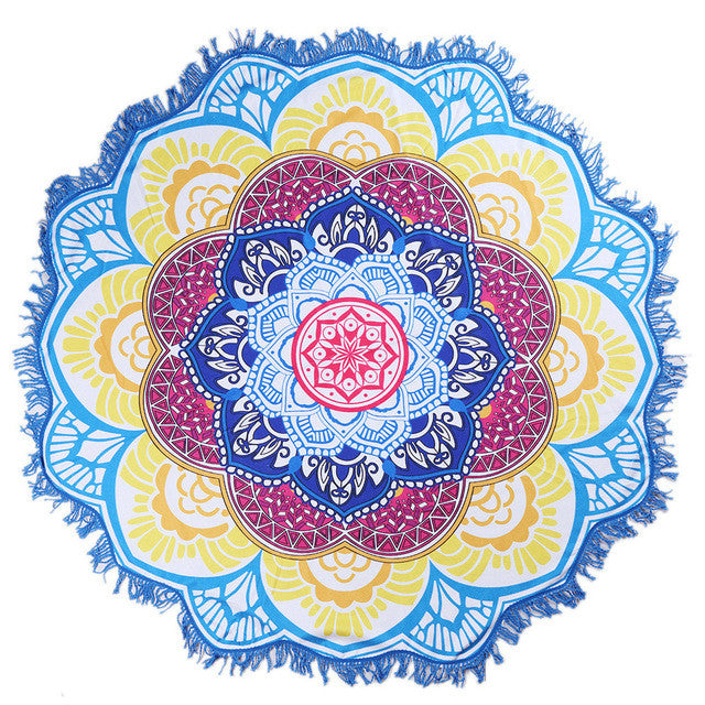 Beach Towel "Mandala flower"