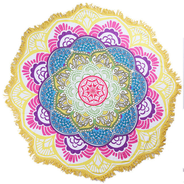 Beach Towel "Mandala flower"