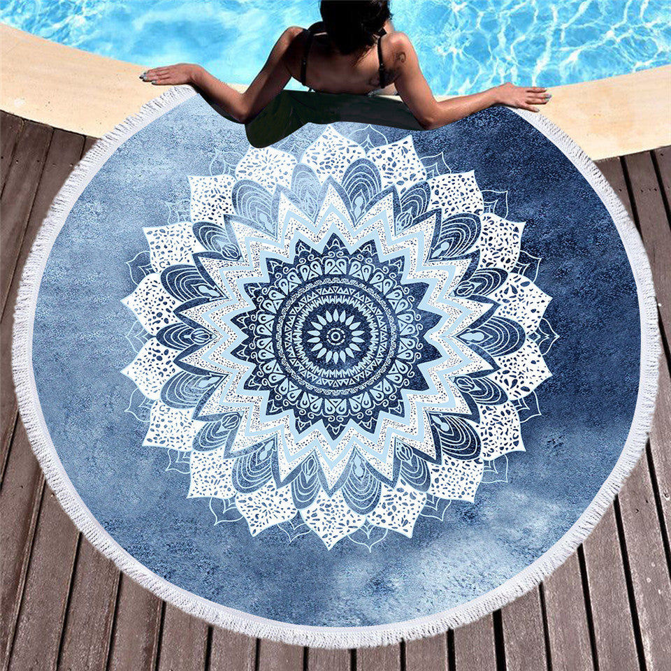 Beach Towel "Vintage Blue"