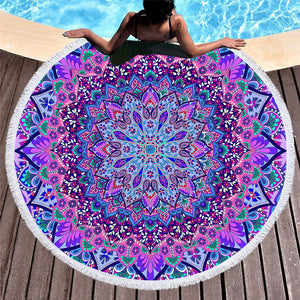 Beach Towel "Boho Blue"