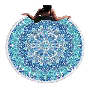 Beach Towel "Boho Blue"