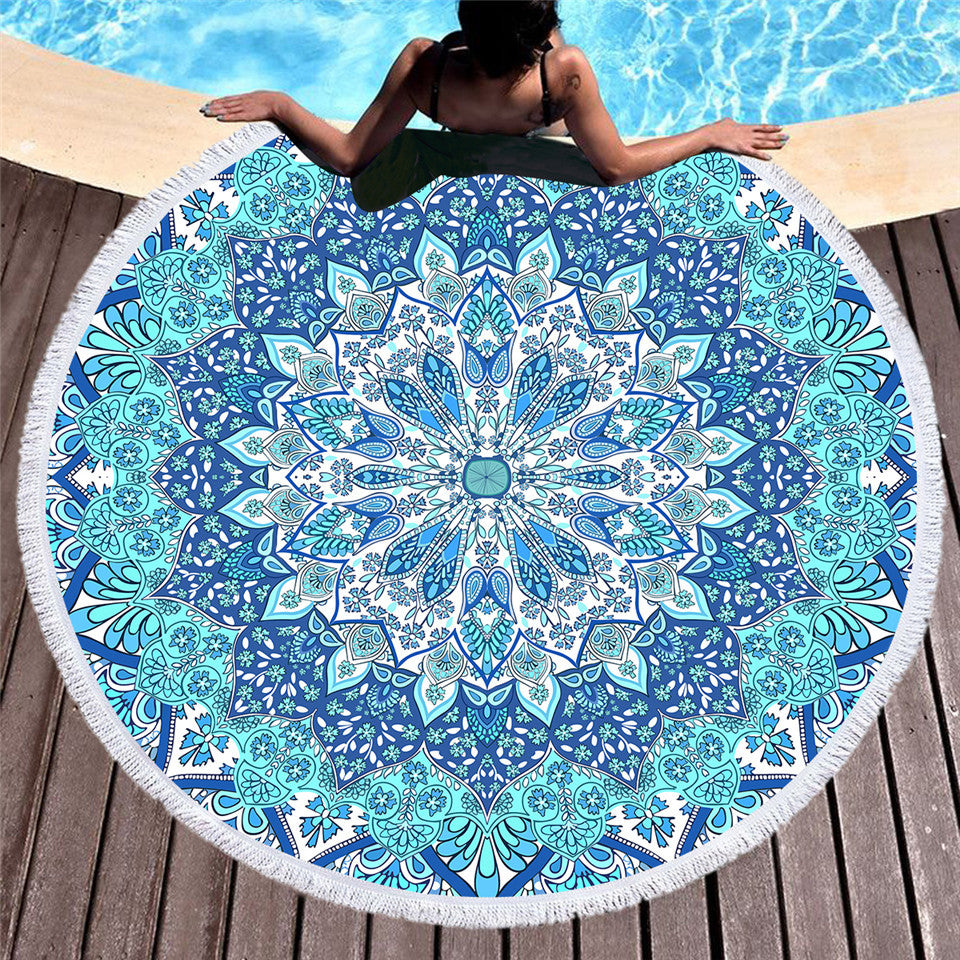 Beach Towel "Boho Blue"