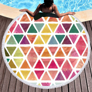 Beach Towel "Triangles"